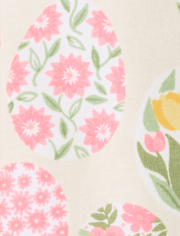 Girls Floral Easter Egg Leggings - Enchanted Garden