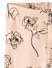 Girls Rose Leggings - Petit Paris