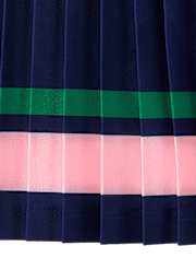 Girls Quick Dry Cross Back Pleated Active Dress - Club House