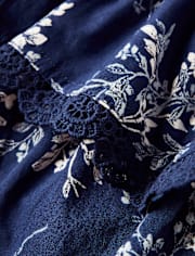 Girls Floral Tiered Skort - Driftwood Bay