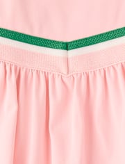 Girls Quick Dry Striped Active Bubble Dress - Club House