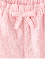 Girls Embroidered Eyelet Linen-Blend Wide Leg Pants - Linen Edit