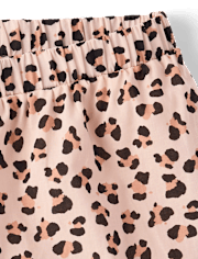Girls Leopard Ruffle Skort - Petit Paris