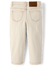 Girls Crochet Floral Barrel Jeans - Driftwood Bay