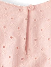 Robe à volants en œillets pour fille - Jardin enchanté