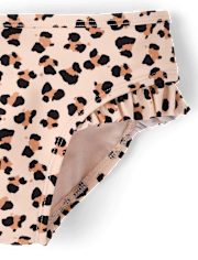 Girls Leopard Flutter Tankini Swimsuit - Swim Shop