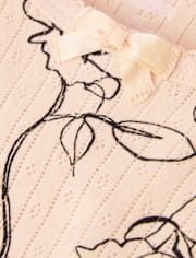 Girls Rose Snug Fit Pointelle Pajamas - Gymmies