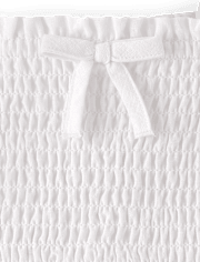 Girls Smocked Linen-Blend Ruffle Dress - Linen Edit