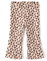 Jeggings évasés léopard pour filles - Petit Paris
