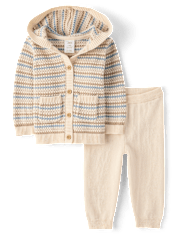 Baby Striped Textured 2-Piece Outfit Set - Homegrown By Gymboree