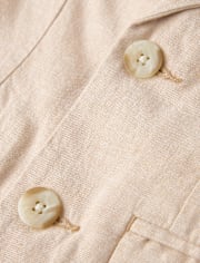 Boys Linen-Blend Blazer - Special Occasions