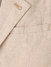 Boys Linen-Blend Blazer - Special Occasions