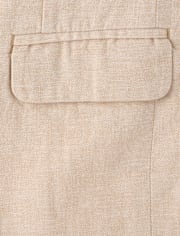 Boys Linen-Blend Blazer - Special Occasions