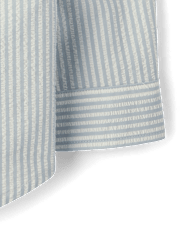 Chemise à rayures en seersucker pour garçon - Jardin enchanté