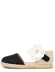 Girls Flower Espadrilles - Petit Paris