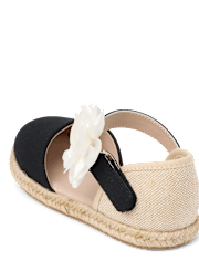 Girls Flower Espadrilles - Petit Paris