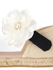 Girls Flower Espadrilles - Petit Paris