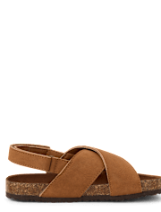 Boys Cross Strap Sandals - Little Essentials