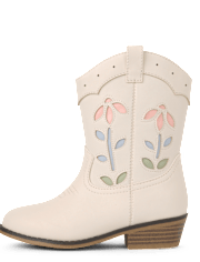 Girls Floral Cowgirl Boots - Driftwood Bay