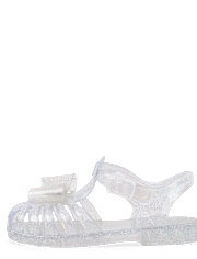 Sandales en gelée à paillettes et cœur perforé pour filles - Little Essentials