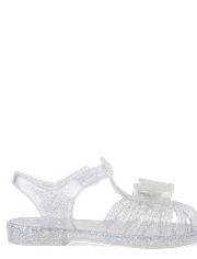 Sandales en gelée à paillettes et cœur perforé pour filles - Little Essentials