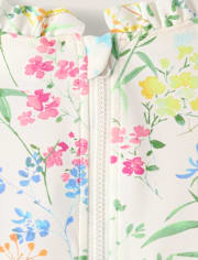 Maillot de bain tankini fleuri pour filles - Boutique de maillots de bain