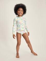 Maillot de bain tankini fleuri pour filles - Boutique de maillots de bain