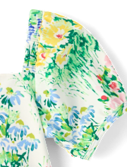 Girls Floral Puff Sleeve Tankini Swimsuit - Swim Shop