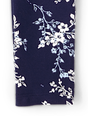 Girls Floral Leggings - Driftwood Bay