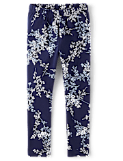Girls Floral Leggings - Driftwood Bay