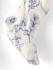 Pyjama une pièce en coton à pieds, coupe ajustée, motif toile de Jouy, pour bébé lapin - Gymmies