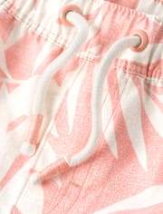 Maillots de bain garçon à motif de feuilles tropicales - Boutique de maillots de bain