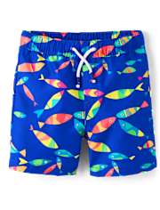Boys Fish Swim Trunks - Swim Shop