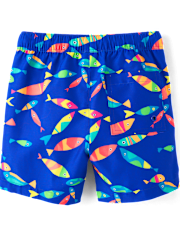 Boys Fish Swim Trunks - Swim Shop