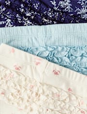 Girls Floral Ruffle Leggings 3-Pack - Homegrown by Gymboree