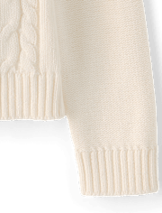 Pull en maille torsadée à motif floral pour fille - Driftwood Bay