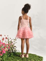 Girls Glitter Ombre Tiered Tulle Tutu Skirt - Marchesa Mini x Gymboree