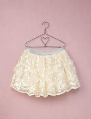Girls Embroidered Floral Tulle Tutu Skirt - Marchesa Mini x Gymboree