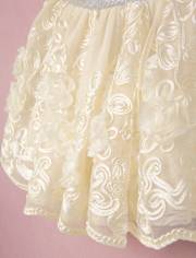 Girls Embroidered Floral Tulle Tutu Skirt - Marchesa Mini x Gymboree