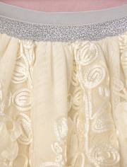 Girls Embroidered Floral Tulle Tutu Skirt - Marchesa Mini x Gymboree