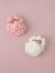 Girls Shimmer Rosette Scrunchie 2-Pack - Marchesa Mini x Gymboree