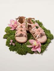 Girls Rhinestone Bow Gladiator Sandals - Marchesa Mini x Gymboree