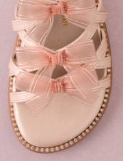 Girls Rhinestone Bow Gladiator Sandals - Marchesa Mini x Gymboree