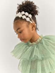 Girls Floral Faux Pearl Headband - Marchesa Mini x Gymboree