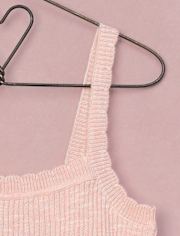 Girls Scalloped Ribbed Sweater Tank Top - Marchesa Mini x Gymboree