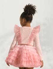 Girls Gem Glitter Flutter Cardigan - Marchesa Mini x Gymboree