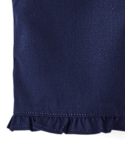 Girls Ruffle Pull On Shorts - Little Essentials