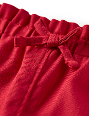 Girls Ruffle Pull On Shorts - Little Essentials