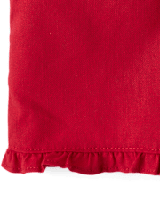 Girls Ruffle Pull On Shorts - Little Essentials