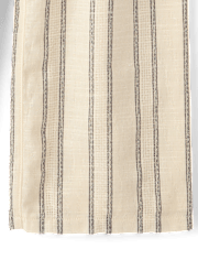 Girls Striped Textured Pull On Pants - Driftwood Bay